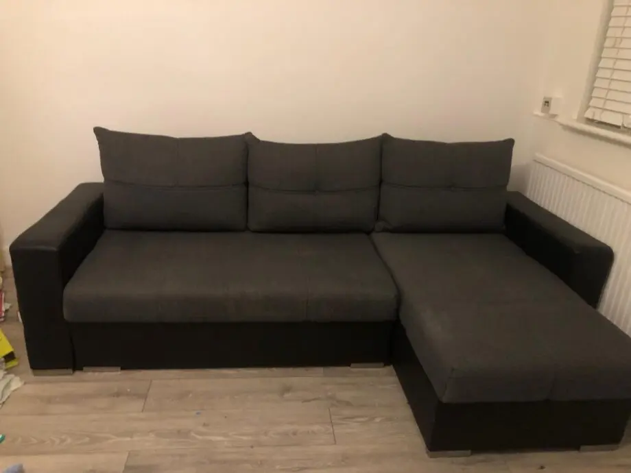 Sofa Bed, Grey, plenty of under bed storage