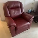 G Plan Leather sofa set - 2 seater and 2 x armchairs (1 recliner)