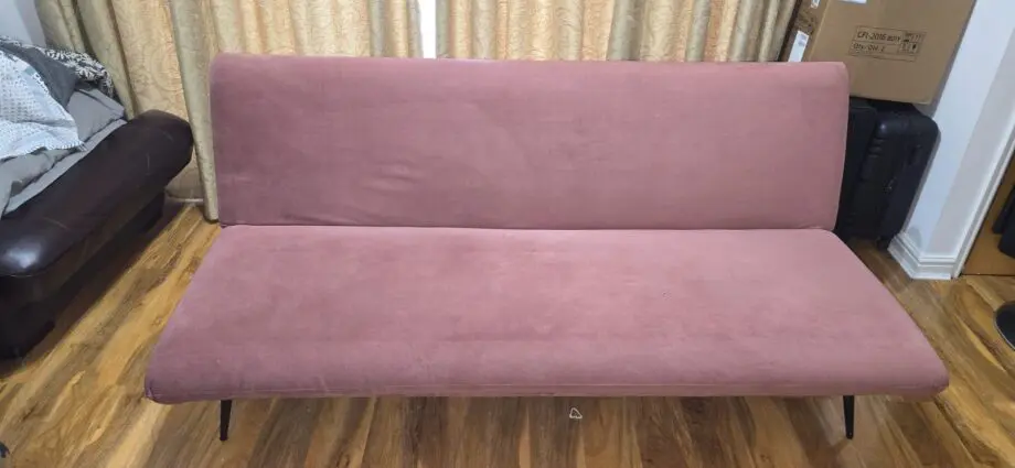 Red Velvet sofa bed