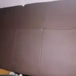 2 Seater Brown Leather Sofa