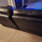 2 seater leather sofa