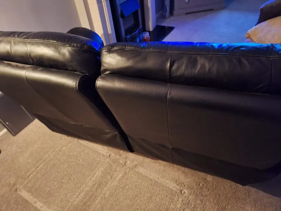 2 seater leather sofa