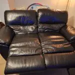 2 seater leather sofa