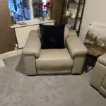 Electric recling 3 seater and arm chair