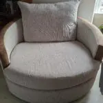 Swivel Round Cuddle Chair