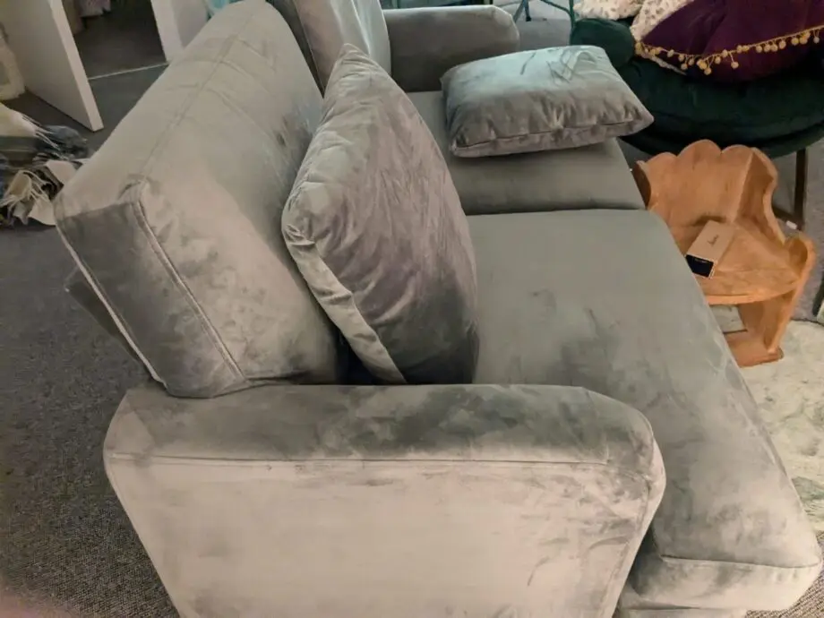 Daals 2 seater velvet sofa