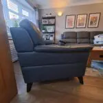3 seater leather sofa