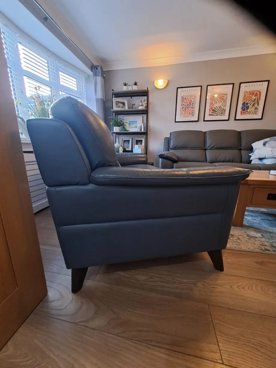 3 seater leather sofa