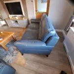 3 seater leather sofa