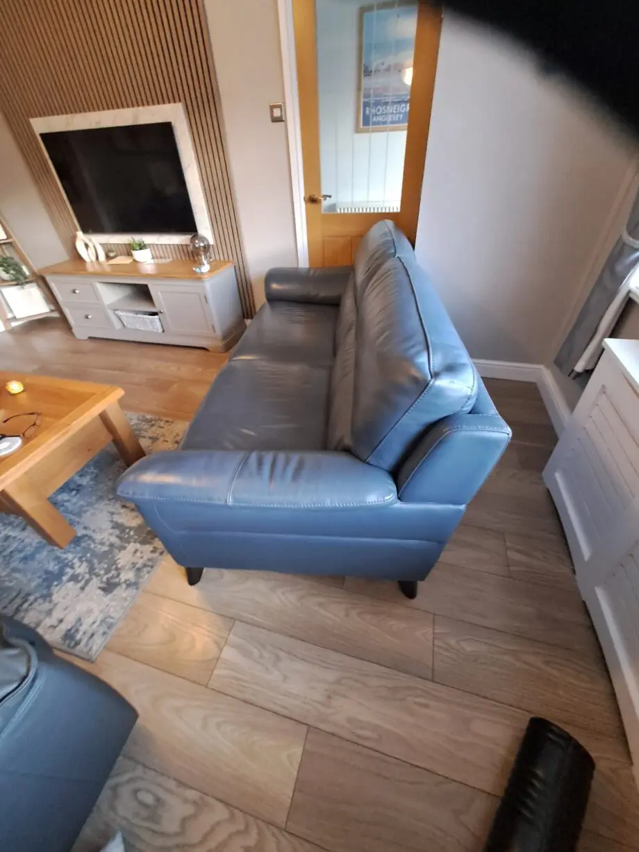 3 seater leather sofa
