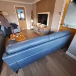 3 seater leather sofa