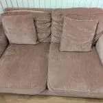 Roseland - Pink Alfie 2 Seater Sofa in chenille
