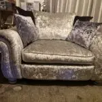 It was from scs colour silver very good condition 2 settee sofa and cuddle chair