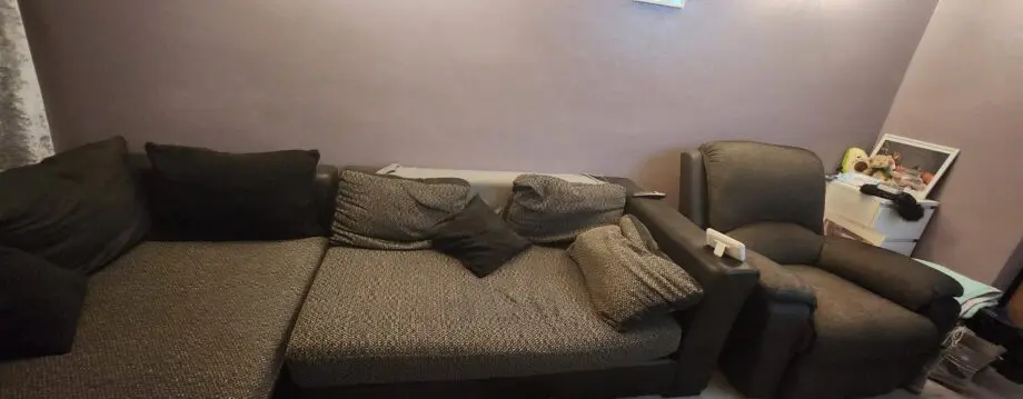 6 seater corner sofa and recliner