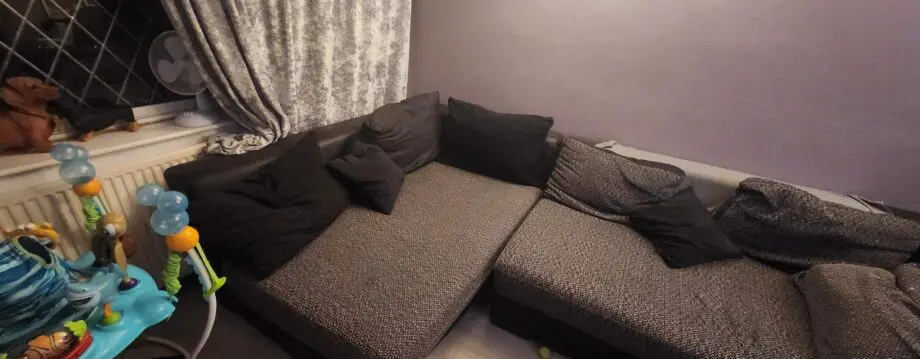 6 seater corner sofa and recliner