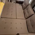 Brown sofa