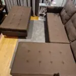 Brown sofa
