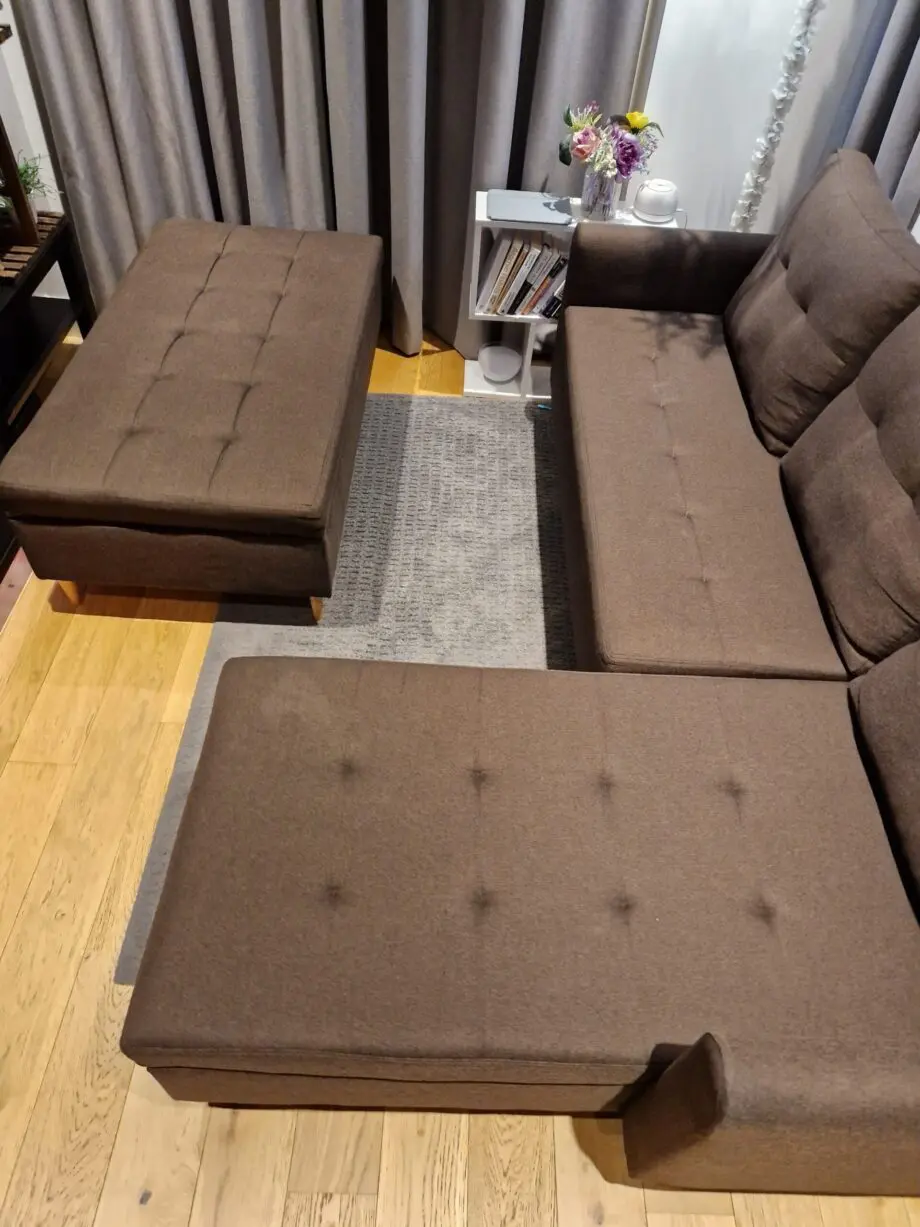 Brown sofa