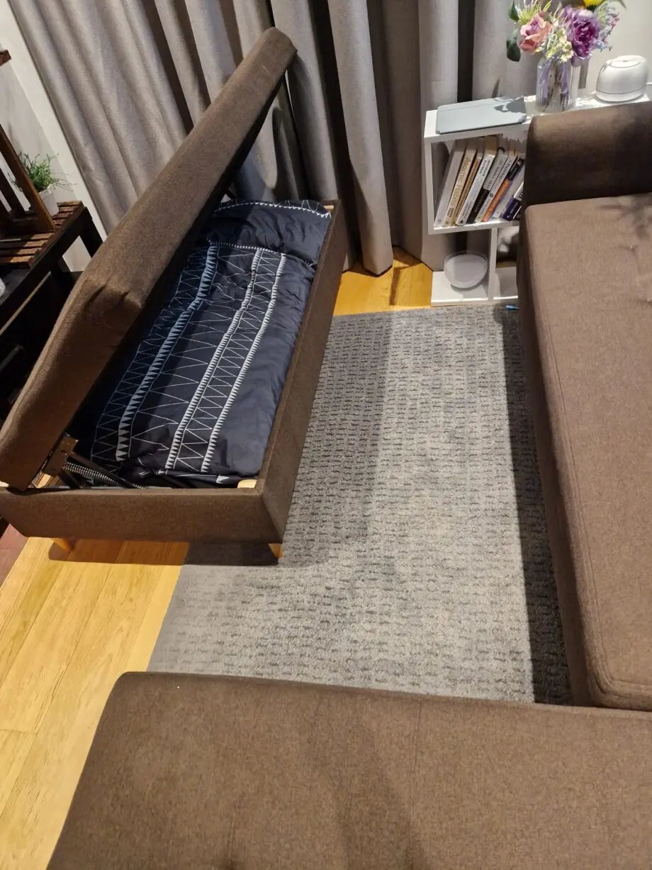 Brown sofa