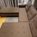 Brown sofa