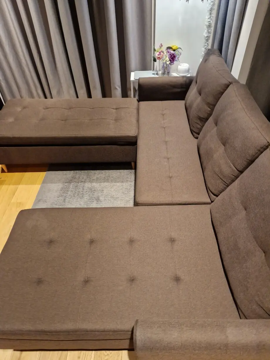 Brown sofa