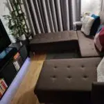 Brown sofa