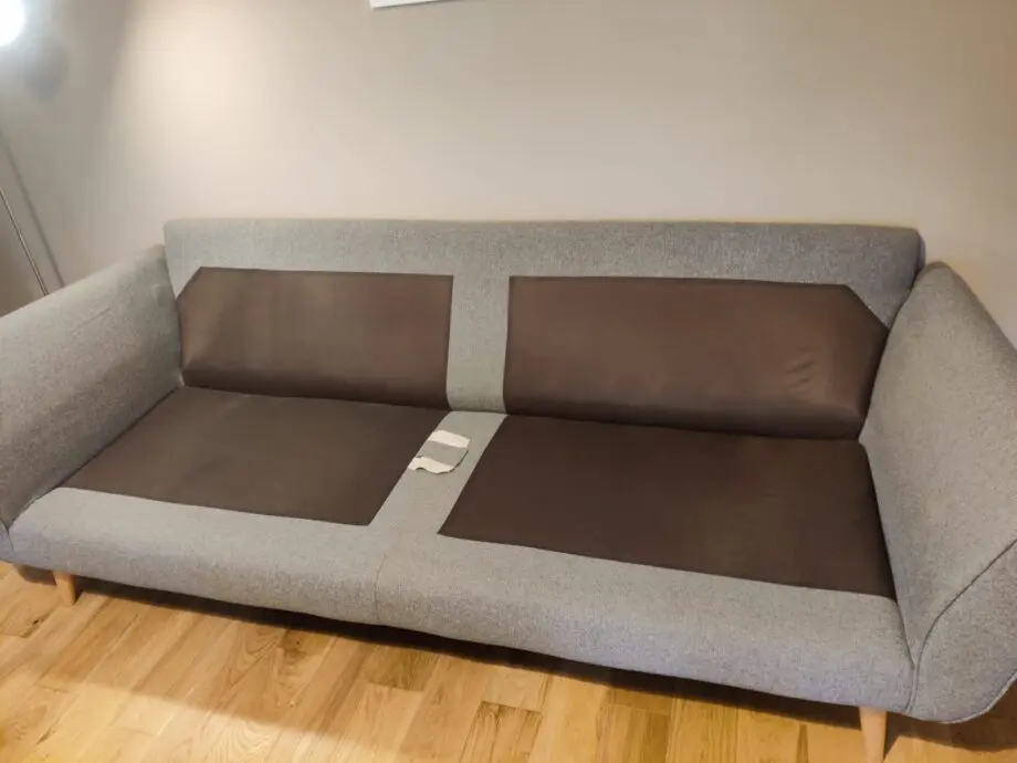 French connection Zinc Grey 4 seater sofa