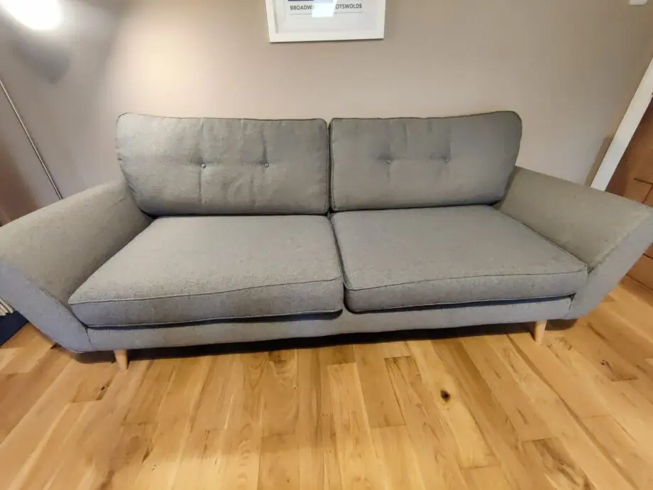 French connection Zinc Grey 4 seater sofa