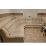 Family leather sofa