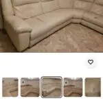 Family leather sofa