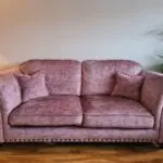 Olga 3 Seater (Jive Rose) - Cousins Furniture