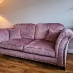 Olga 3 Seater (Jive Rose) - Cousins Furniture