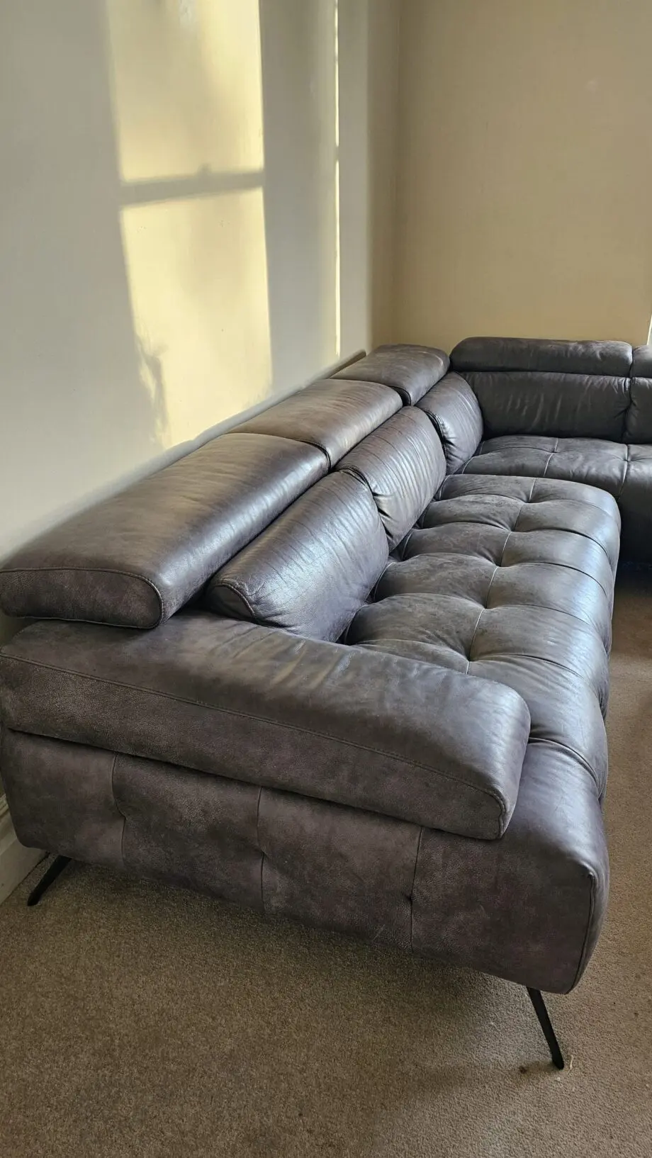 Barker & Stonehouse - San Marco Italian leather corner sofacorner
