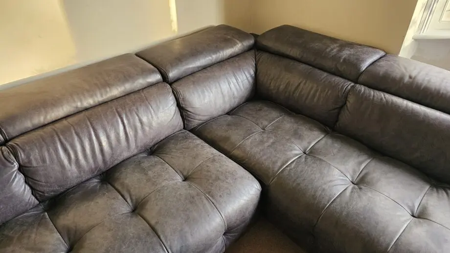 Barker & Stonehouse - San Marco Italian leather corner sofacorner