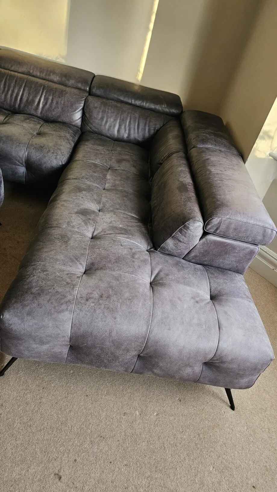 Barker & Stonehouse - San Marco Italian leather corner sofacorner