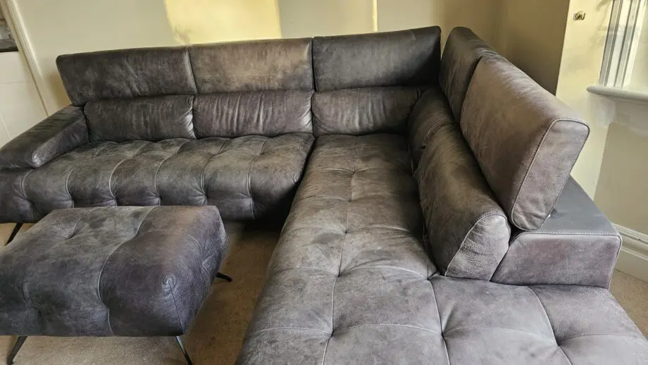 Barker & Stonehouse - San Marco Italian leather corner sofacorner