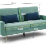 3 seater sofa bed from Honeypot furniture.