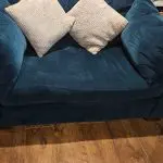 Snuggle Seat Emerald Velour 1 year old