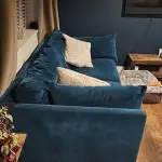 3 seater sofa Emerald Velour 1 year old