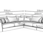 7 seater corner sofa