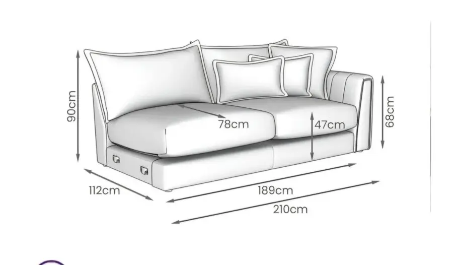 7 seater corner sofa