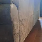 Brown leather DFS 3 seater and 2 seater chair