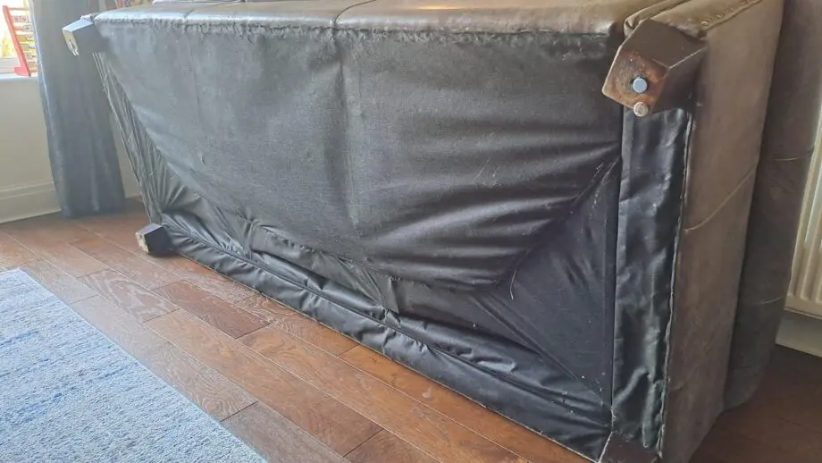 Brown leather DFS 3 seater and 2 seater chair
