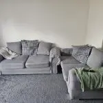Grey sofas
