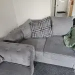 Grey sofas