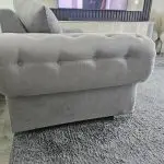 Grey sofas