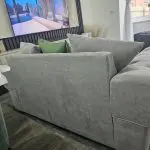 Grey sofas