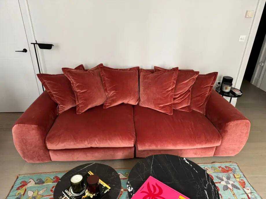Loaf Medium Wodge Modular Sofa in Cinnamon Stick Clever Velvet