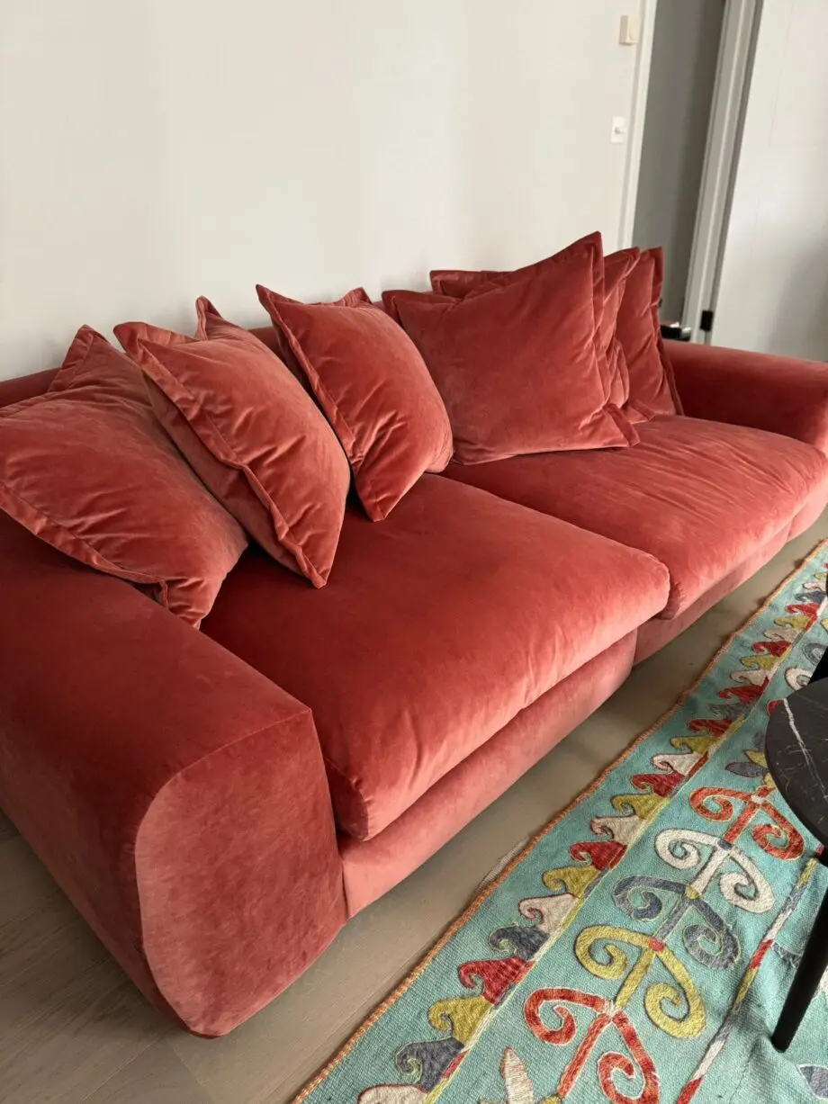 Loaf Medium Wodge Modular Sofa in Cinnamon Stick Clever Velvet