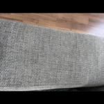 DFS tweed duck egg blue large corner sofa
